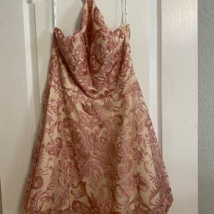 light pink homecoming dress